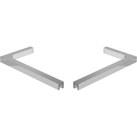 Mexen kampinis stabilizatorių rinkinys L dušo sienelėms 10 mm, chromas - 800-07-01