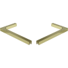 Mexen kampinių atramų rinkinys L tipo dušo sienelėms 10 mm, auksinis - 800-07-50