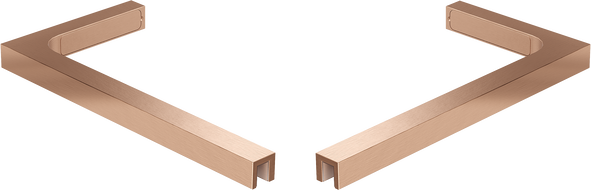 Mexen kampinis stabilizatorių rinkinys L dušo sienelėms 10 mm, šlifuotas varis - 800-07-65