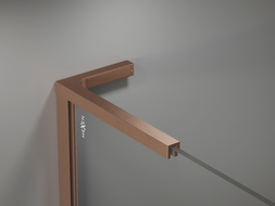 Mexen kampinis stabilizatorių rinkinys L dušo sienelėms 10 mm, šlifuotas varis - 800-07-65