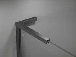 Mexen kampų stabilizatorių rinkinys L dušo pertvaroms 10 mm, matinė pistoletinė pilka - 800-07-66