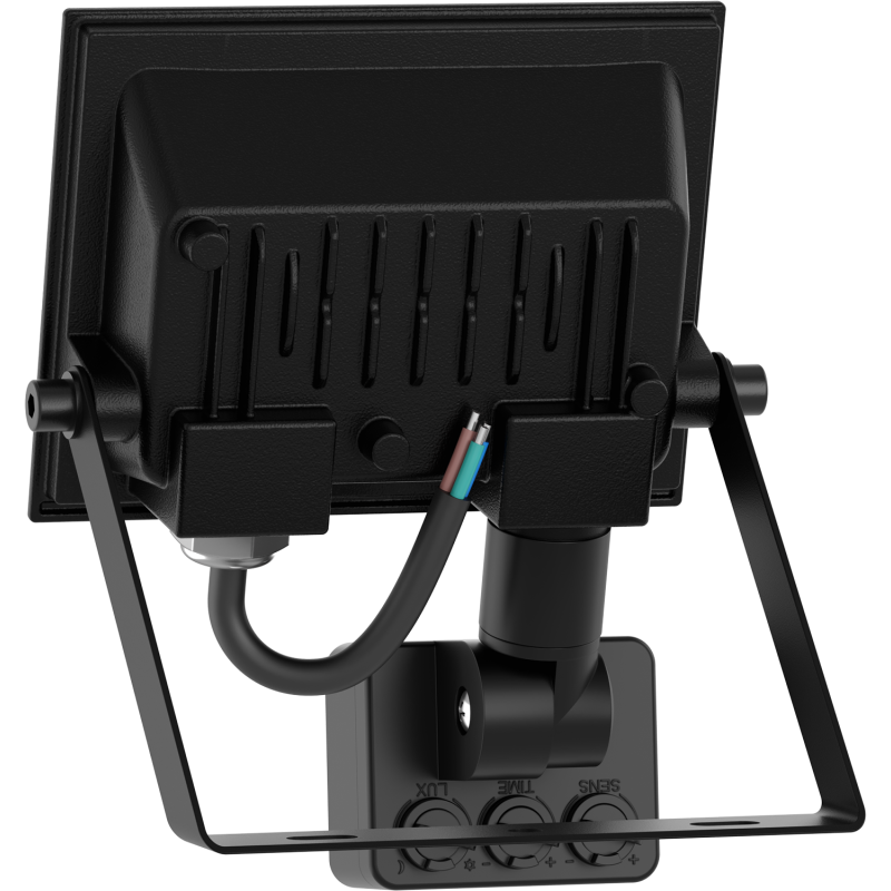 Mexen Luxpro LED prožektorius su judesio jutikliu, 10W, Neutralus - 4000K, 900 lm, juodas - L235-010-40-70