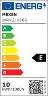 Mexen Luxpro+ LED prožektorius, 10W, Neutrali - 4000K, 1100 lm, juodas - L231-010-40-70