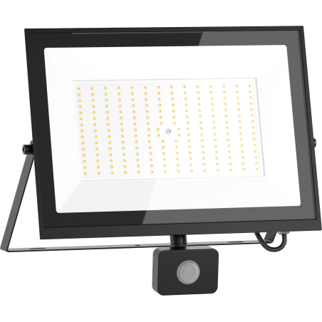 Mexen Luxpro LED prožektorius su judesio jutikliu, 150W, Šalta - 6500K, 13500 lm, juoda - L235-150-65-70