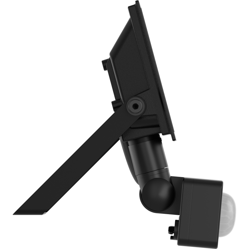 Mexen Luxpro+ LED prožektorius su judesio jutikliu, 10W, Šaltas - 6500K, 1100 lm, juodas - L236-010-65-70