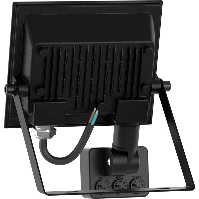 Mexen Luxpro+ LED prožektorius su judesio davikliu, 20W, Neutralus - 4000K, 2200 lm, juodas - L236-020-40-70