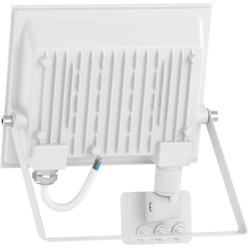 Mexen Luxpro+ LED prožektorius su judesio jutikliu, 30W, Šaltas - 6500K, 3300 lm, baltas - L236-030-65-20