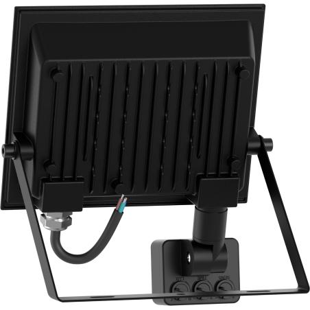 Mexen Luxpro+ LED prožektorius su judesio jutikliu, 30W, Šaltas - 6500K, 3300 lm, juodas - L236-030-65-70