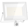 Mexen Luxpro+ LED prožektorius su judesio jutikliu, 100W, šaltas - 6500K, 11000 lm, baltas - L236-100-65-20