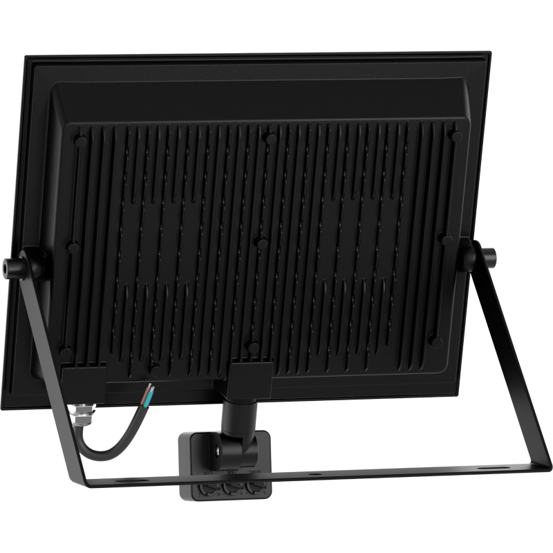 Mexen Luxpro+ LED prožektorius su judesio davikliu, 100W, Šalta - 6500K, 11000 lm, juoda - L236-070-65-70 - L236-100-65-70