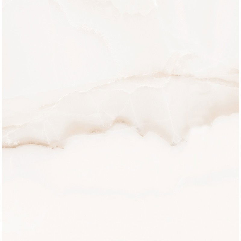 Mexen Onyx Baltas glazūruotas rektuotas G1 grūdintas plytelės 60 x 60 cm, blizgus - TL106-060-060-01