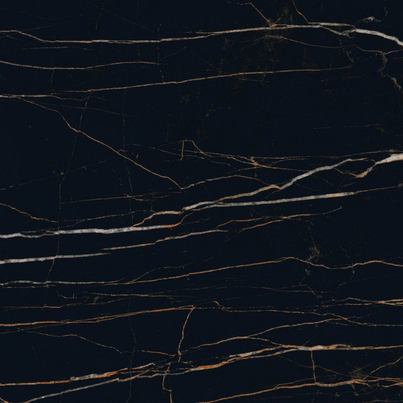 Mexen Flamingo Juoda glazūruota rektifikuota G1, grindų-sienų plytelė 60 x 60 cm, aukštas blizgesys - TL215-060-060-00