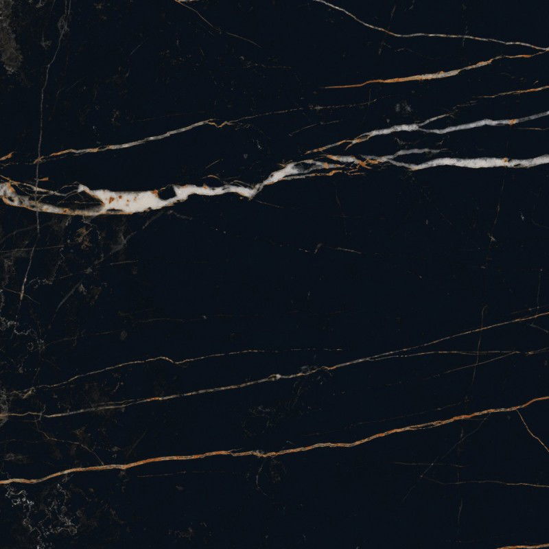 Mexen Flamingo Juoda glazūruota rektifikuota G1, grindų-sienų plytelė 60 x 60 cm, aukštas blizgesys - TL215-060-060-00