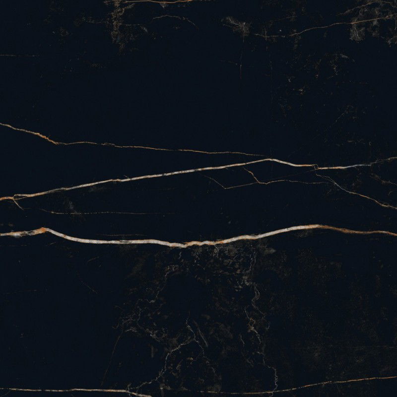 Mexen Flamingo Juoda glazūruota rektifikuota G1, grindų-sienų plytelė 60 x 60 cm, aukštas blizgesys - TL215-060-060-00