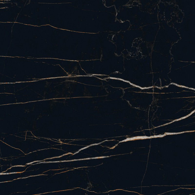 Mexen Flamingo Juoda glazūruota rektifikuota G1, grindų-sienų plytelė 60 x 60 cm, aukštas blizgesys - TL215-060-060-00