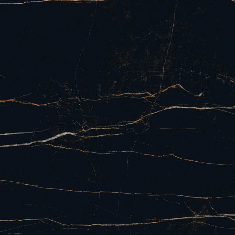 Mexen Flamingo Juoda glazūruota rektifikuota G1, grindų-sienų plytelė 60 x 60 cm, aukštas blizgesys - TL215-060-060-00