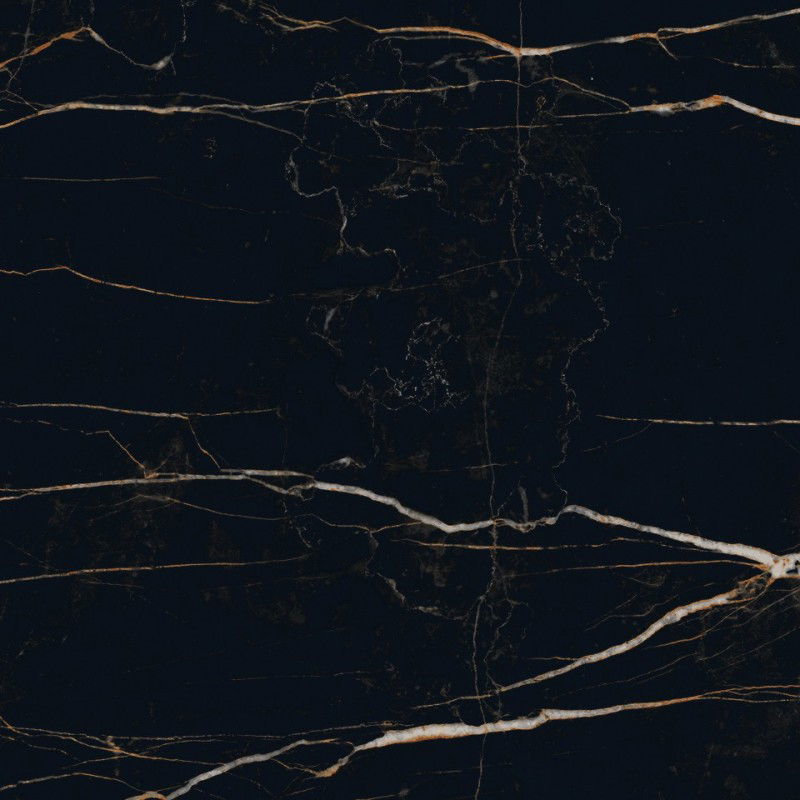 Mexen Flamingo Juoda glazūruota rektifikuota G1, grindų-sienų plytelė 60 x 60 cm, aukštas blizgesys - TL215-060-060-00