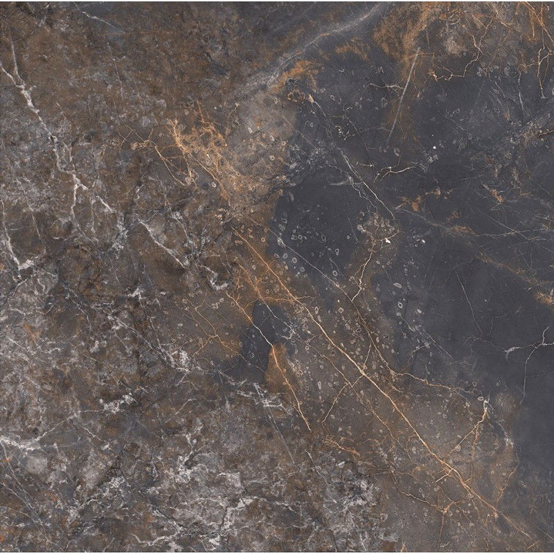 Mexen Visby Rektifikuotas juodas glazūruotas akmuo G1, 60 x 60 cm, reljefinės grindų ir sienų plytelės - TL428-060-060-02