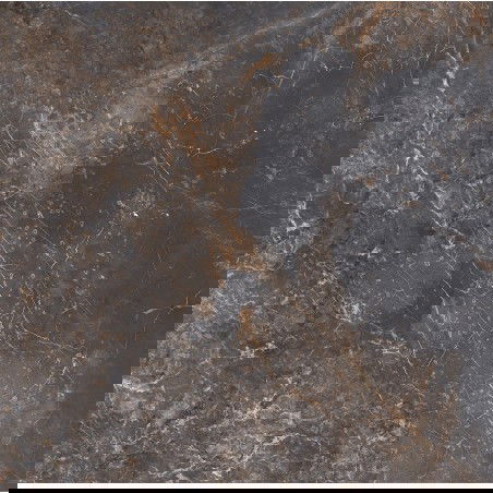 Mexen Visby Rektifikuotas juodas glazūruotas akmuo G1, 60 x 60 cm, reljefinės grindų ir sienų plytelės - TL428-060-060-02