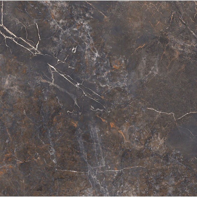 Mexen Visby Rektifikuotas juodas glazūruotas akmuo G1, 60 x 60 cm, reljefinės grindų ir sienų plytelės - TL428-060-060-02