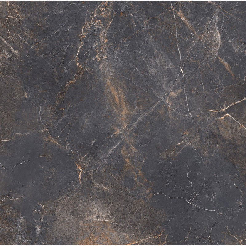 Mexen Visby Rektifikuotas juodas glazūruotas akmuo G1, 60 x 60 cm, reljefinės grindų ir sienų plytelės - TL428-060-060-02