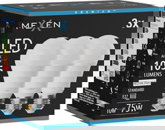 Mexen Nova 3x LED lemputė E27, A60, 10W, Neutrali - 4000K, 1055 lm - L100-E27-1040-01x03