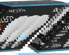 Mexen Nova 3x LED lemputė E27, A60, 15W, Šalta - 6500K, 1575 lm - L100-E27-1565-01x03