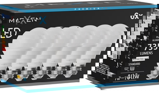 Mexen Nova 6x LED lemputė E27, A60, 7W, Neutrali - 4000K, 735 lm - L100-E27-0740-01x06