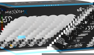 Mexen Nova 6x LED Lemputė E27, A60, 7W, Šalta - 6500K, 735 lm - L100-E27-0765-01x06