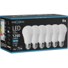Mexen Nova 6x LED lemputė E27, A60, 12W, Šalta - 6500K, 1260 lm - L100-E27-1265-01x06