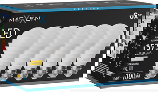 Mexen Nova 6x LED lemputė E27, A60, 15W, Šilta - 3000K, 1575 lm - L100-E27-1530-01x06