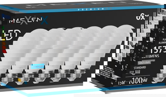 Mexen Nova 6x LED lemputė E27, A60, 15W, Šalta - 6500K, 1575 lm - L100-E27-1565-01x06