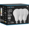 Mexen Nova 3x LED lemputė E27, A95, 25W, Neutralus - 4000K, 2625 lm - L100-E27-2540-01x03