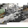 Mexen Mario dviguba granitinė plautuvė 820 x 436 mm, Pilka - 6504822000-71