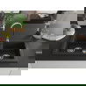 Mexen Mario dviguba granitinė plautuvė 820 x 436 mm, Juoda/Auksinė metallic - 6504822000-75