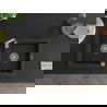 Mexen Mario dviguba granitinė plautuvė 820 x 436 mm, Juoda - 6504822000-77