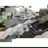 Mexen Andres granitinė virtuvės kriauklė, 1,5 komorų su nutekėjimu, 1000 x 500 mm, juodas taškuotas, chromuotas sifonas - 65151?