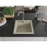 Mexen Vito granito plautuvė 1 skyrius 520 x 490 mm, smėlinė, sifonas chromas - 6503521000-69