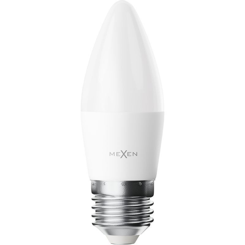 Mexen Nova 3x LED lemputė E27, C37, 5W, Neutralus - 4000K, 525 lm - L102-E27-0540-01x03