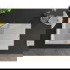 Mexen Cesar granito kriauklė su vienu dubeniu ir varvekliu 775 x 470 mm, balta, chromuotas sifonas - 6514771010-20