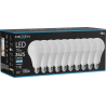 Mexen Nova 10x LED lemputė E27, A95, 25W, Šalta - 6500K, 2625 lm - L100-E27-2565-01x10