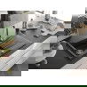 Mexen Cesar vienguba granitinė plautuvė su džiovykle 775 x 470 mm, Juoda/Sidabrinis metallic - 6514771010-73