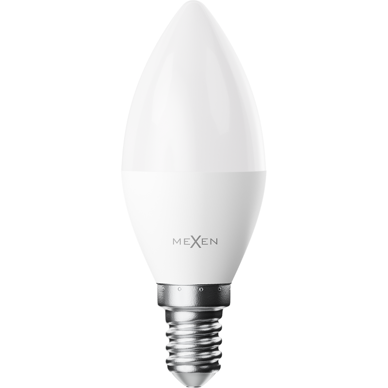 Mexen Nova 10x LED lemputė E14, C37, 3W, Šilta - 3000K, 315 lm - L102-E14-0330-01x10