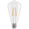 Mexen Vintis 3x LED gijų lemputė E27, ST64, 4W, Šilta - 2200K, 470 lm, skaidri - L152-E27-0422-00x03