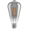 Mexen Vintis 3x LED filamento lemputė E27, ST64, 6W, Šilta - 2200K, 450 lm, dūmų spalva - L152-E27-0622-70x03