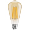 Mexen Vintis 10x LED gijų lemputė E27, ST64, 10W, Šilta - 2200K, 910 lm, gintarinė - L152-E27-1022-50x10