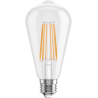 Mexen Vintis 6x LED siūlelis lemputė E27, ST64, 10W, Šilta - 2700K, 1320 lm, skaidri - L152-E27-1027-00x06