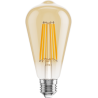 Mexen Vintis 6x LED siūlelio lemputė E27, ST64, 10W, Šilta - 2700K, 910 lm, gintarinė - L152-E27-1027-50x06
