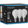 Mexen Nova 3x LED lemputė E14, G45, 1W, Neutrali - 4000K, 105 lm - L101-E14-0140-01x03