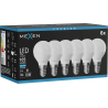 Mexen Nova 6x LED lemputė E14, G45, 1W, Šaltai balta - 6500K, 105 lm - L101-E14-0165-01x06